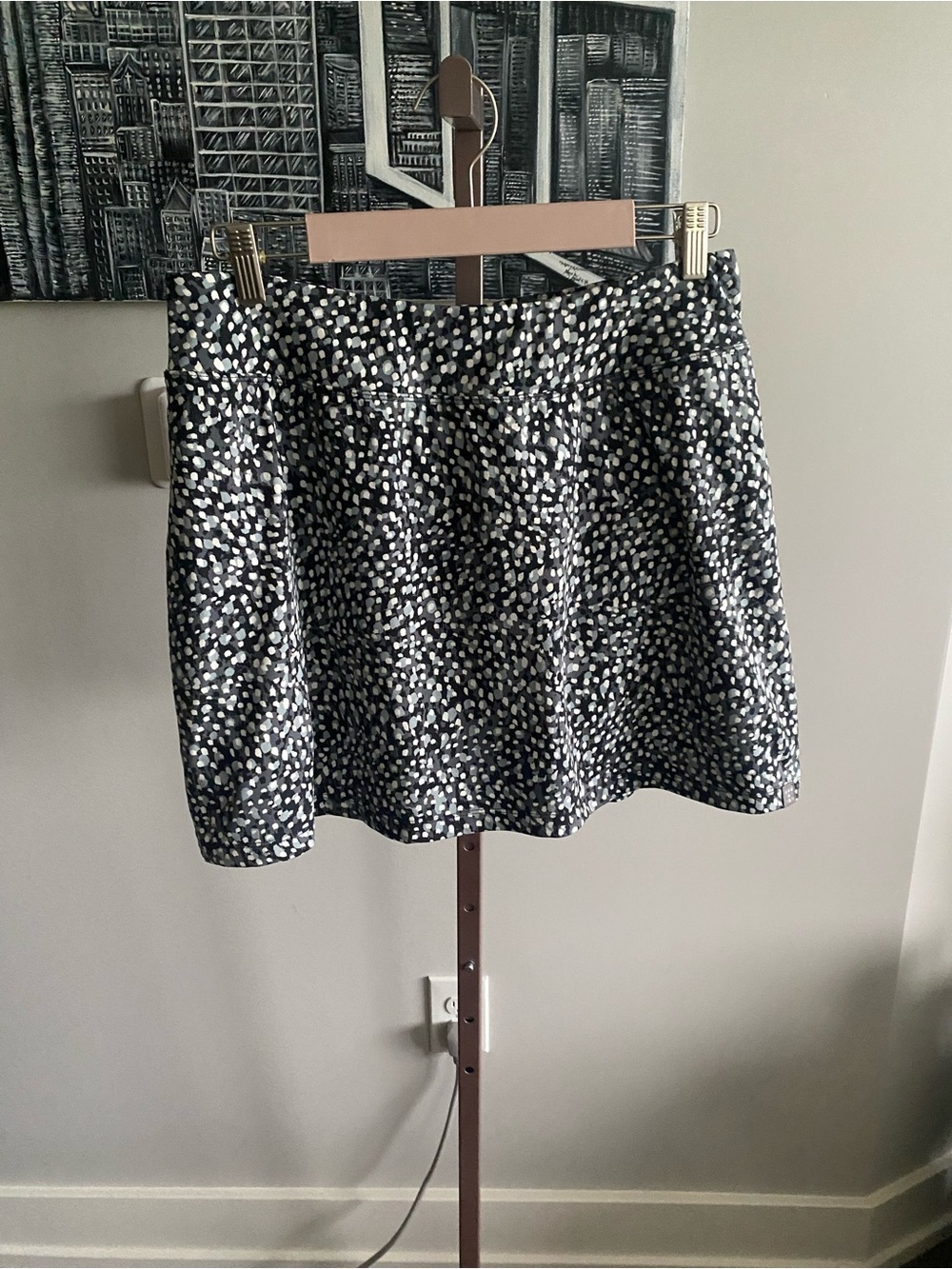 Title nine Black and White Dot Skater Skirt